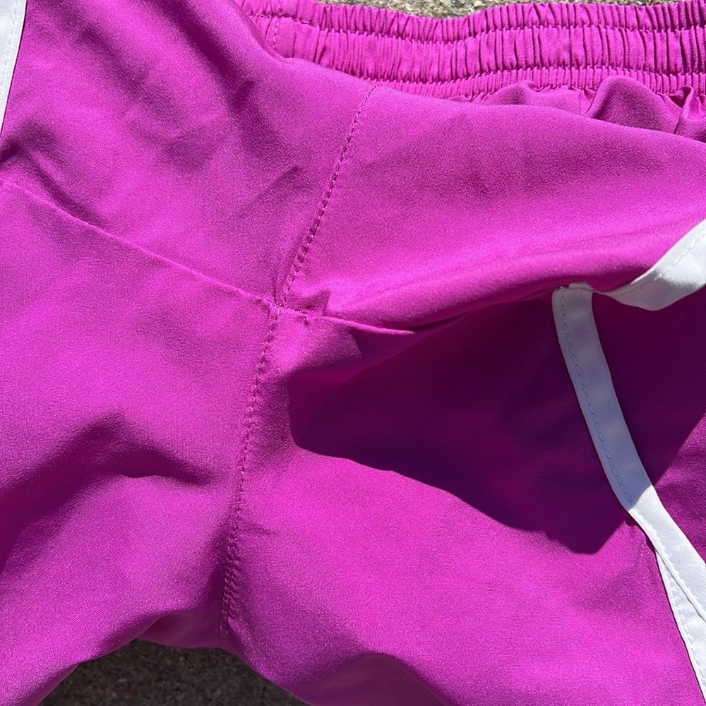 Nike purple orange Tempo running Shorts S Small athletic - Picture 8 of 8